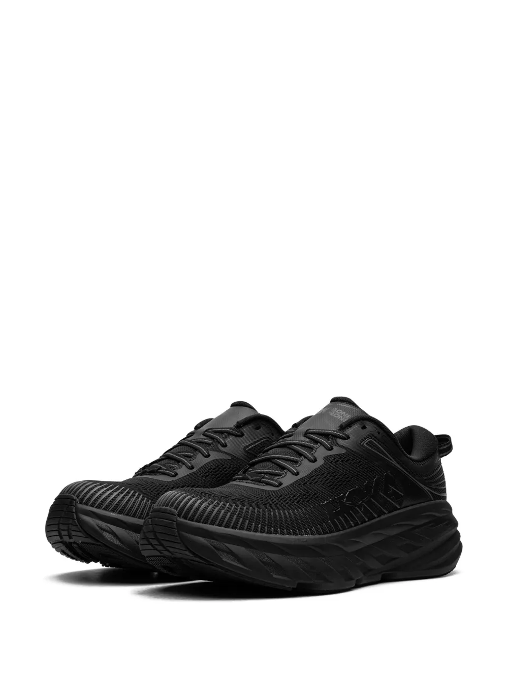 HOKA "Bondi 7 Black sneakers" Zwart