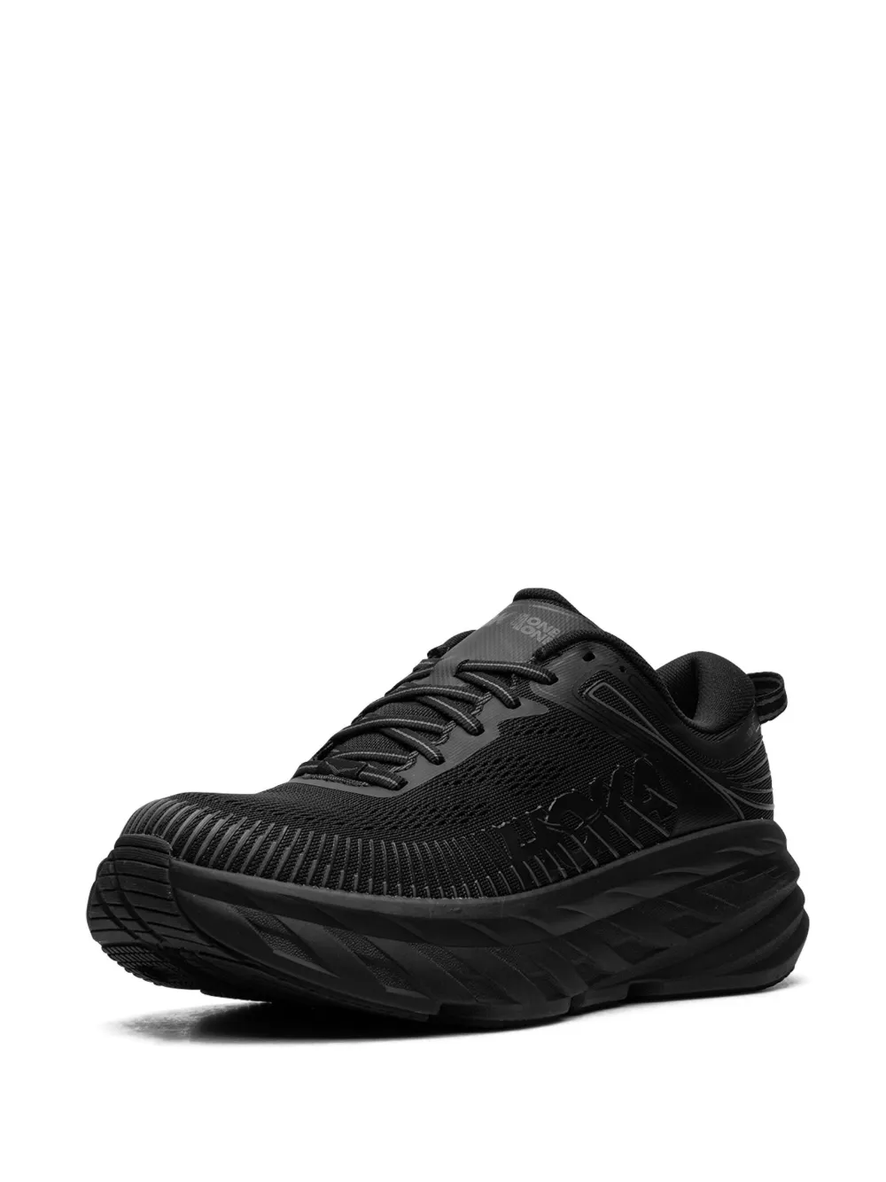 HOKA "Bondi 7 Black sneakers" Zwart