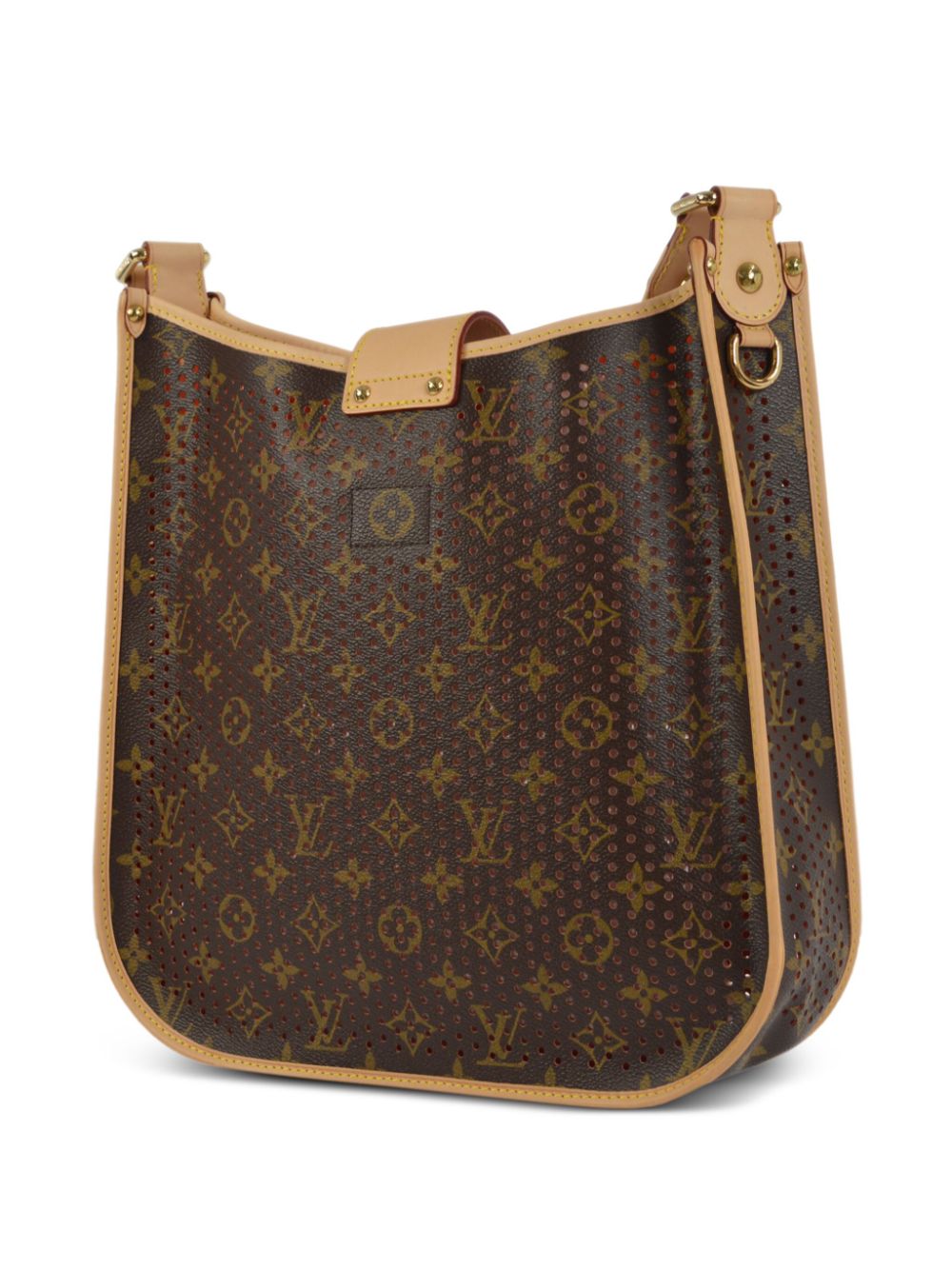 Louis Vuitton 2006 pre-owned Musette geperforeerde schoudertas - Bruin