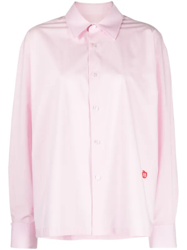 ALEXANDER WANG WHITE AND PINK コットン Tシャツ 22186714_52064916_600.jpg