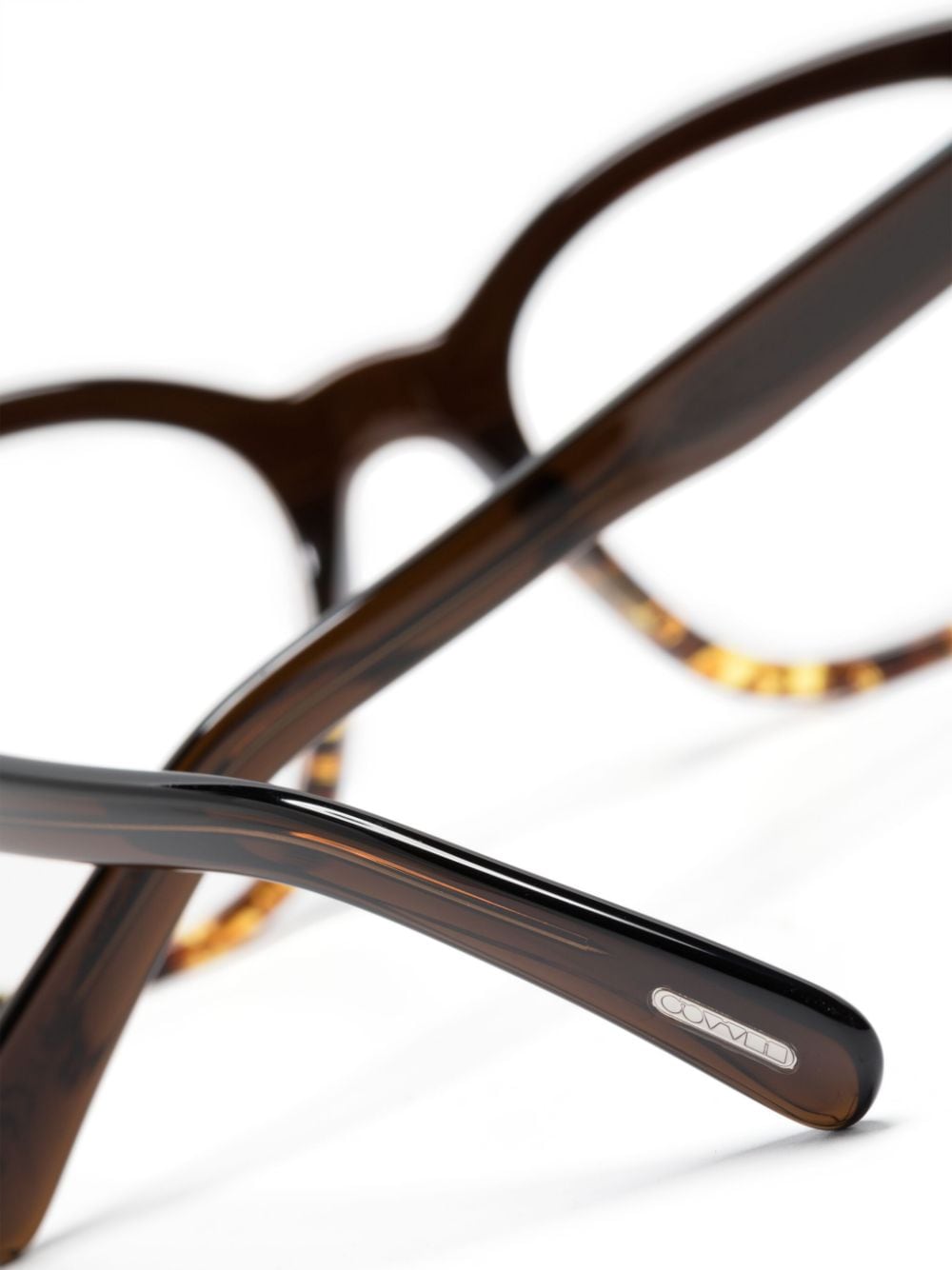 Shop Oliver Peoples Lianella Square-frame Glasses In Brown