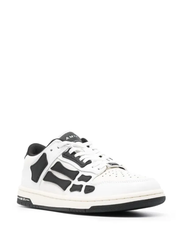 スニーカー AMIRI White Leather Skel Sneakers AMIRI Skel Leather Sneakers | White | FARFETCH