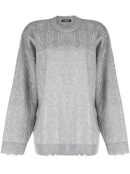 Pull imprimé à effet usé - Ground Zero - Modalova