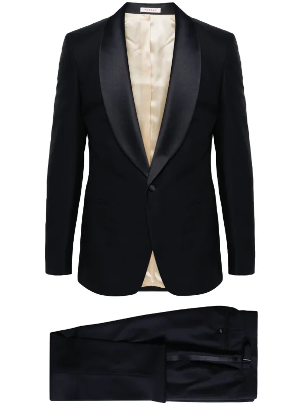 FURSAC single-breasted Tuxedo Blue FARFETCH EG