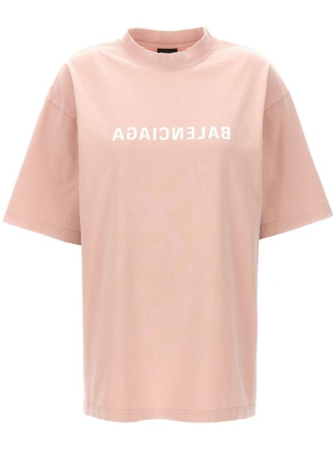 Balenciaga Mirror logo-print T-shirt Women