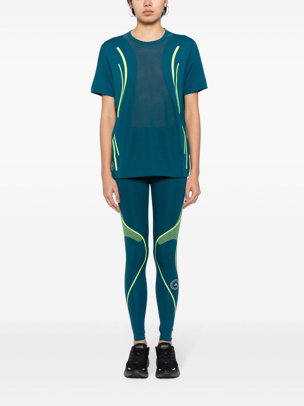 Shop Adidas By Stella Mccartney Truepace Running T-shirt In Blue