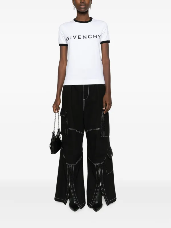 sheer-panels T-shirt