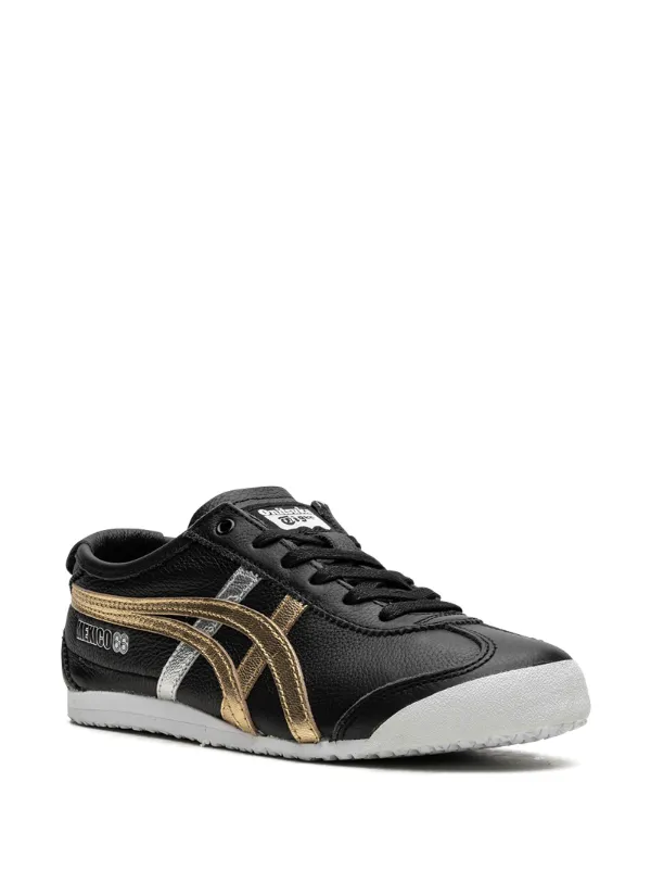 Onitsuka Tiger Mexico 66™ Black/White Sneakers - Farfetch