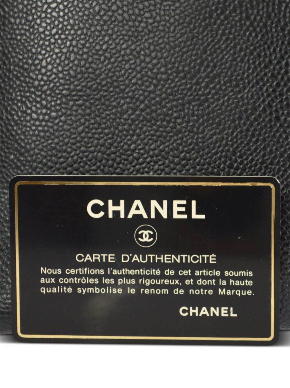 CHANEL 1995 CC-stitch leather tote bag Women