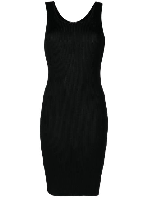 CHANEL 1997 sleeveless ribbed minidress Women