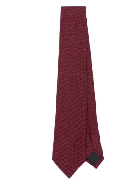 textured silk tie