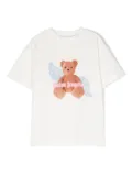 Palm Angels Kids Bear Angel cotton T-shirt - White