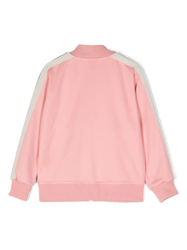【関税&送料込】Palm Angels Felpa Sportiva Con Logo Palm Angels Kids Felpa Con Logo | Pink | FARFETCH UK