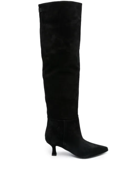 3juin 75mm pointed-toe suede boots