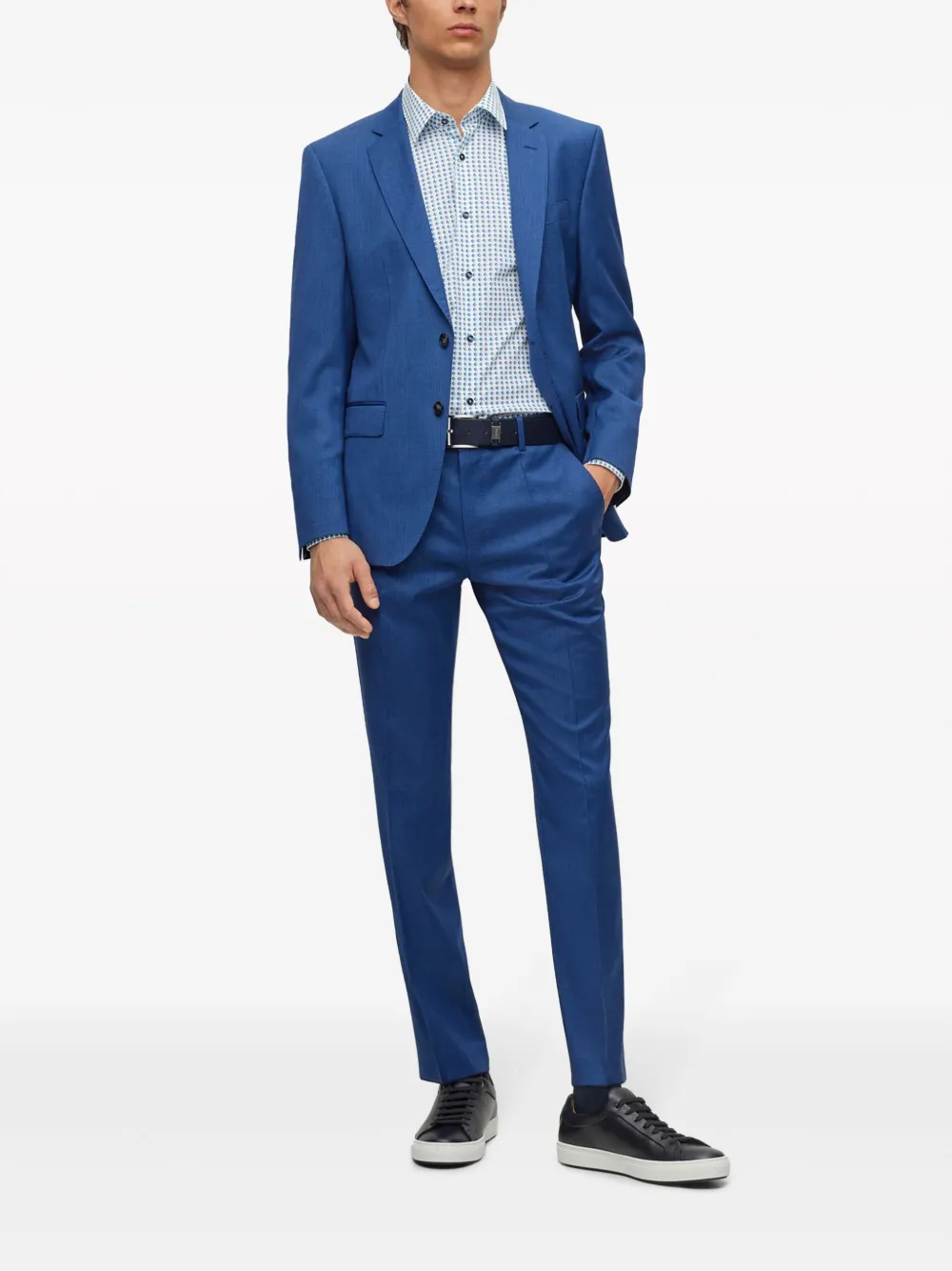BOSS Camisa mangas longas com padronagem | Image 2
