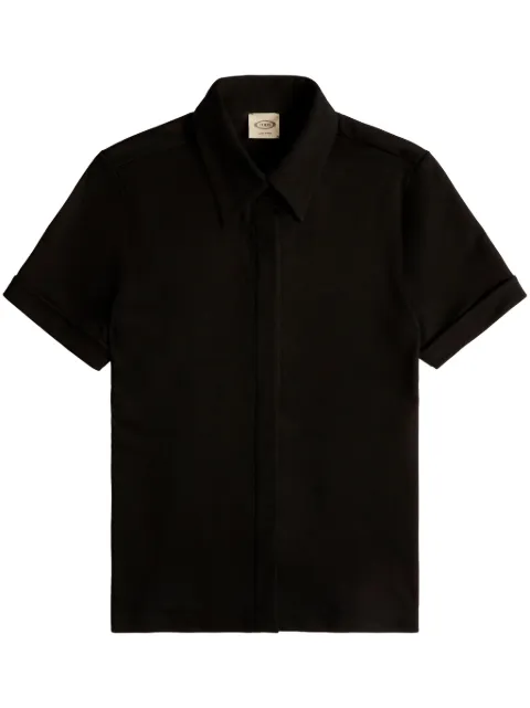 Tod's turn-up cuff polo top