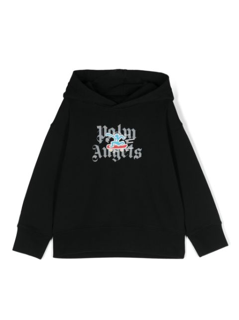 Palm Angels Kids x Keith Haring logo-print hoodie