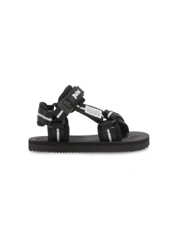 【PALM ANGELSxSUICOKE DEPA】ロゴ ストラップ スポーツサンダル Suicoke x Palm Angels Kids x Suicok ロゴストラップ サンダル