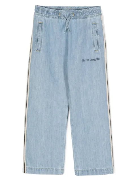 Palm Angels Kids chambray track pants