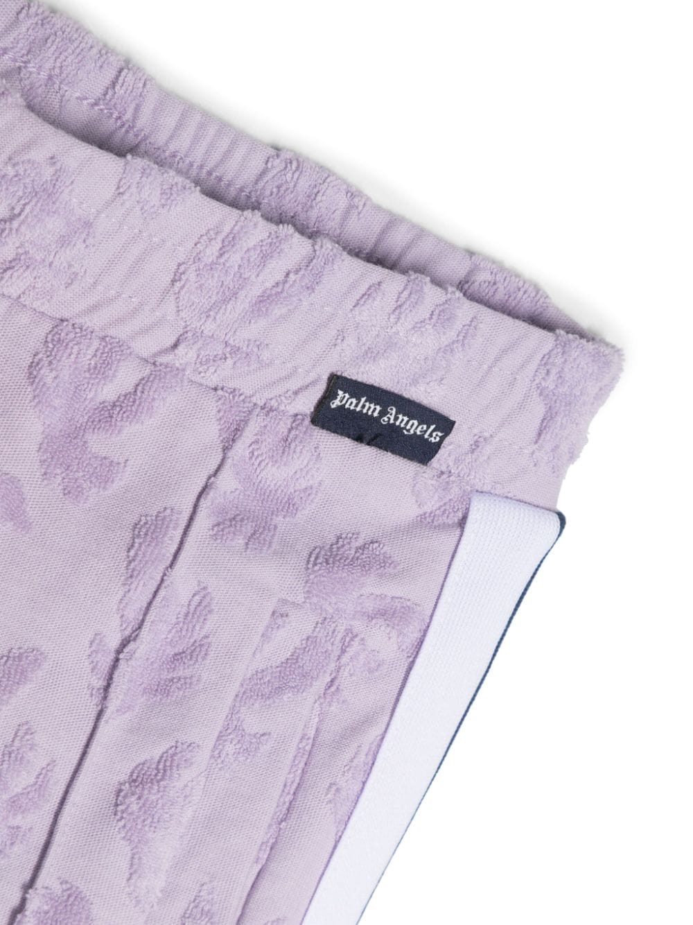 Shop Palm Angels Palms Side-stripe Track Pants In Purple