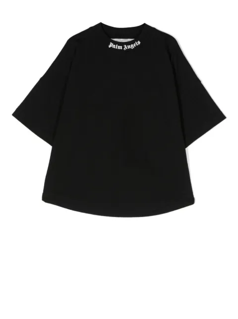 Palm Angels Kids Overlogo cotton T-shirt