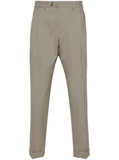 Dell'oglio pantalones rectos Robert con tiro medio