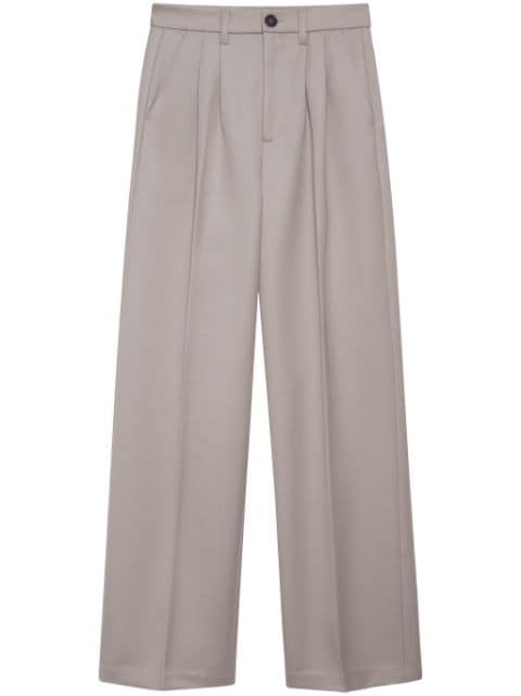 ANINE BING Carrie pressed-crease tailored trousers 