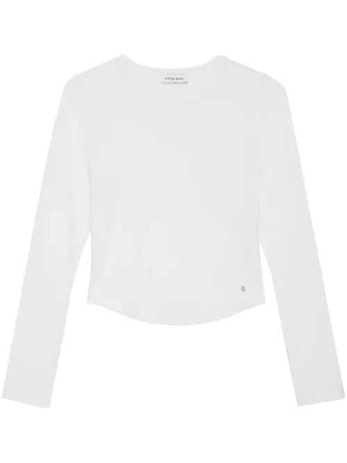 Blouse à plaque logo - ANINE BING - Modalova