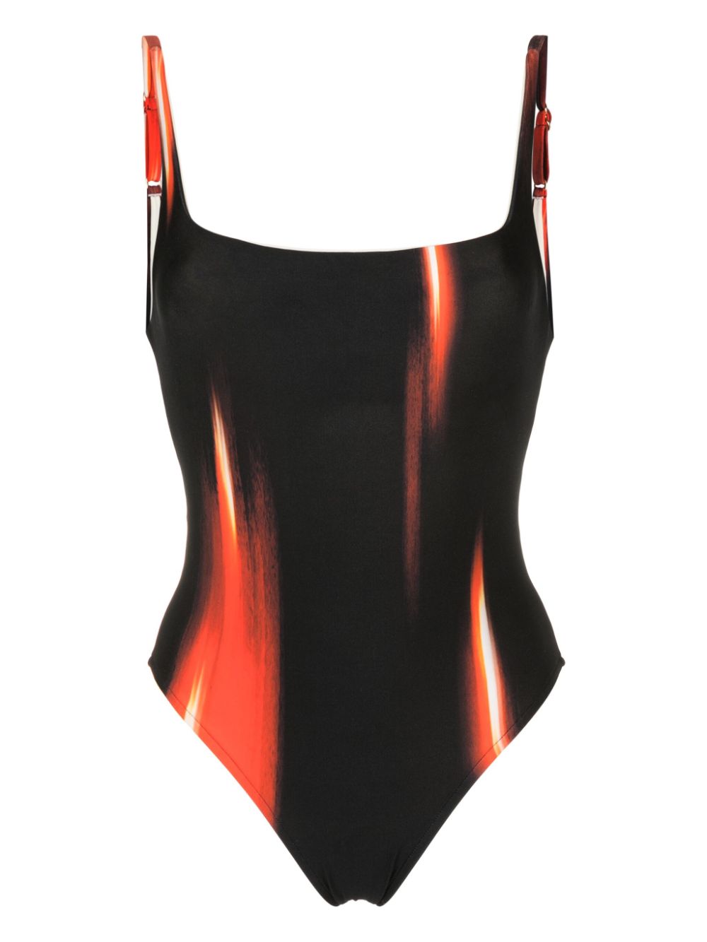 Lenny Niemeyer two-tone low-back one-piece - Black