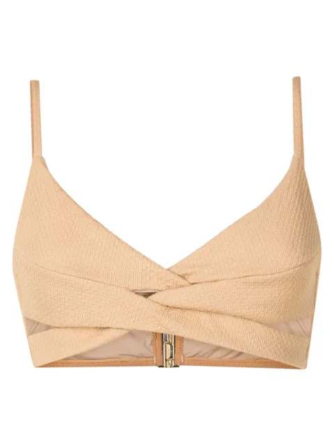 Lenny Niemeyer top de bikini texturizado