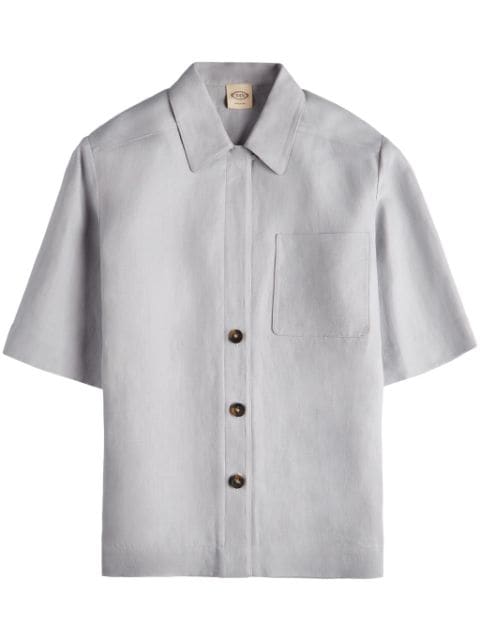 Tod's linen short-sleeve shirt