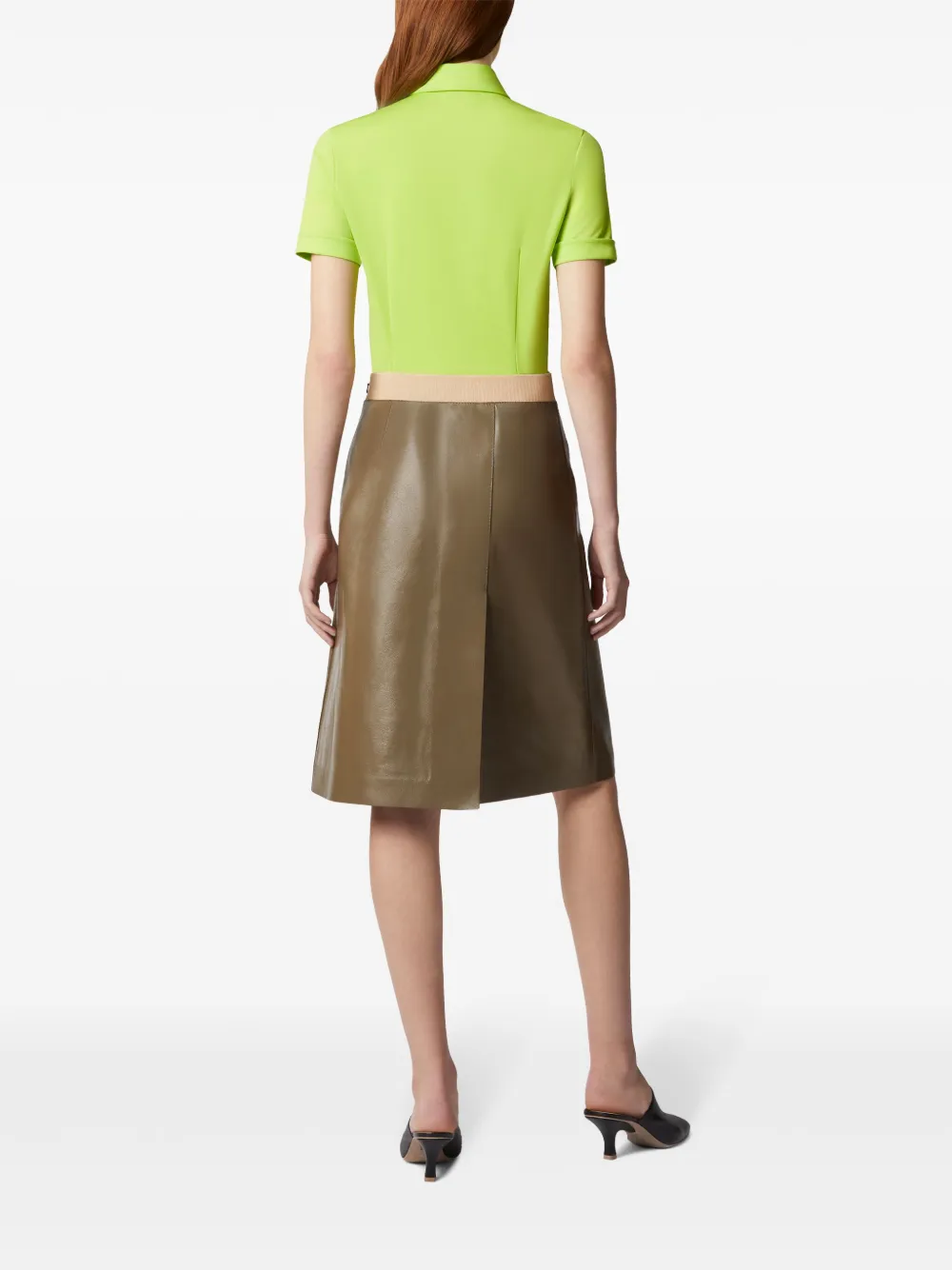 Tod's Polotop met omgeslagen manchetten Groen