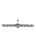 Lucy Delius Jewellery Diamond Pavé T-Bar pendant - Silver