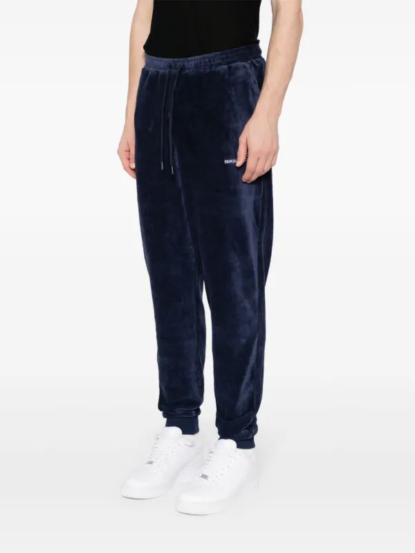 Ribbed best sale track pants