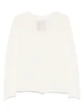 Uma Wang vertical-seamed cashmere jumper - Neutrals