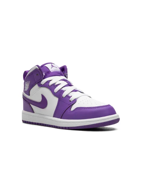 Jordan Kids Air Jordan 1 Mid "Purple Venom" sneakers