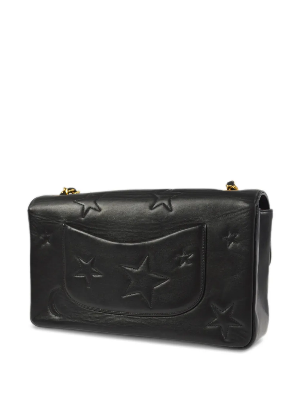 CHANEL Pre-Owned 1995 Medium star-embroidered Classic Flap 