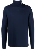 Sergio Tacchini logo-embroidered roll-neck jumper - Blue
