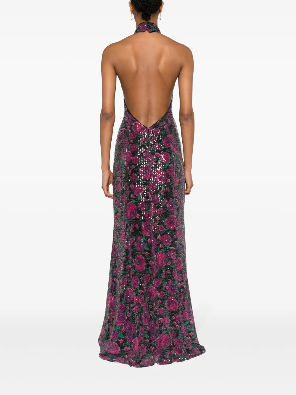 ROTATE BIRGER CHRISTENSEN Maxi-jurk met pailletten Groen