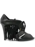 Louis Vuitton Pre-Owned 2010 105mm lace-up pumps - Black