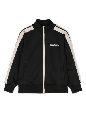 Palm Angels Kids logo-print Cotton Blend Track Jacket - Farfetch