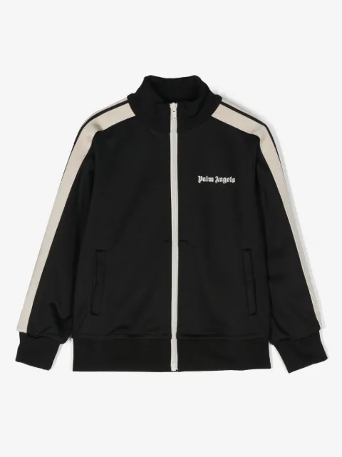 Palm Angels Kids chamarra deportiva con logo estampado