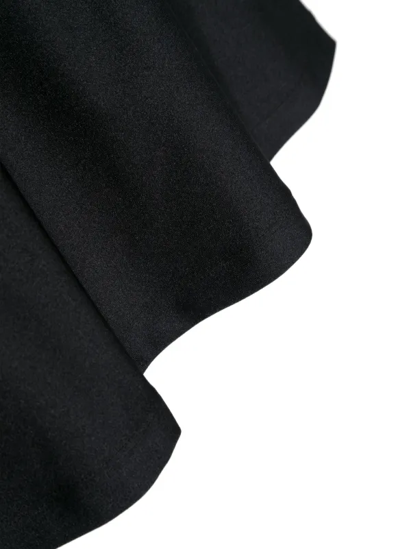 Palm Angels Kids logo-waistband Flared Skirt | Black | FARFETCH