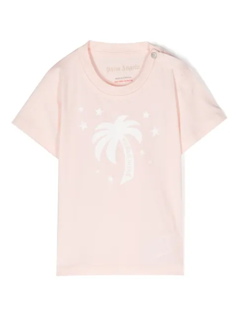 Palm Angels Kids Palm Stars cotton T-shirt