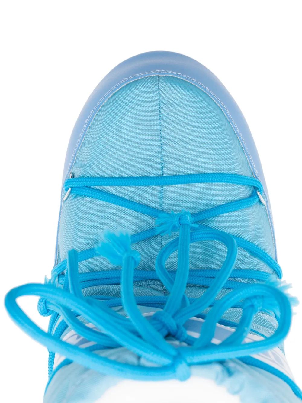 Moon Boot Icon logo-strap snow boots Blue