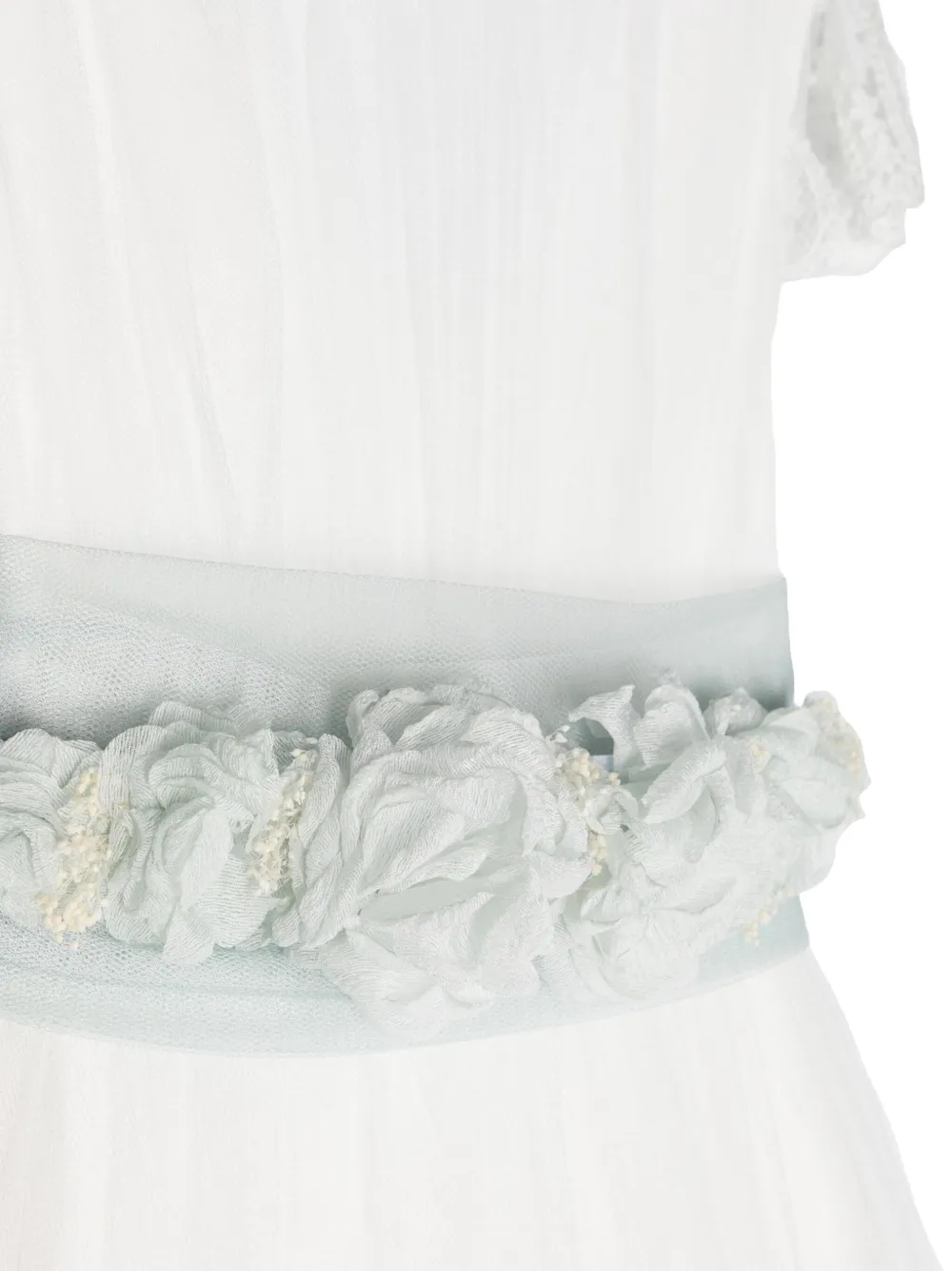 AMAYA Tulen maxi-jurk Wit