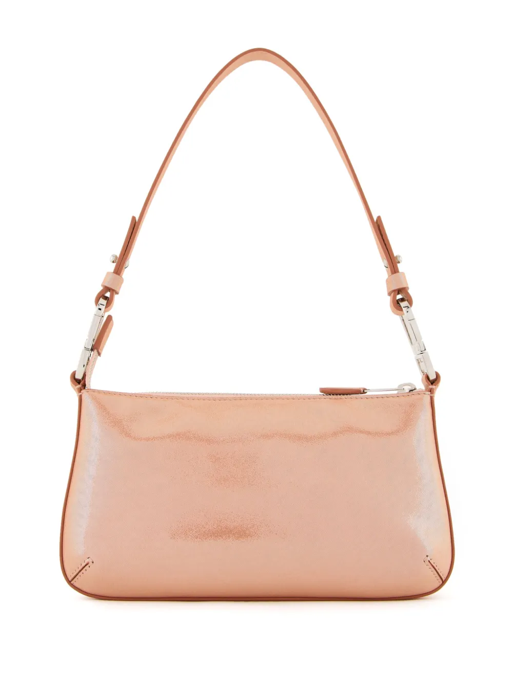Giorgio Armani Schoudertas met metallic afwerking - Beige