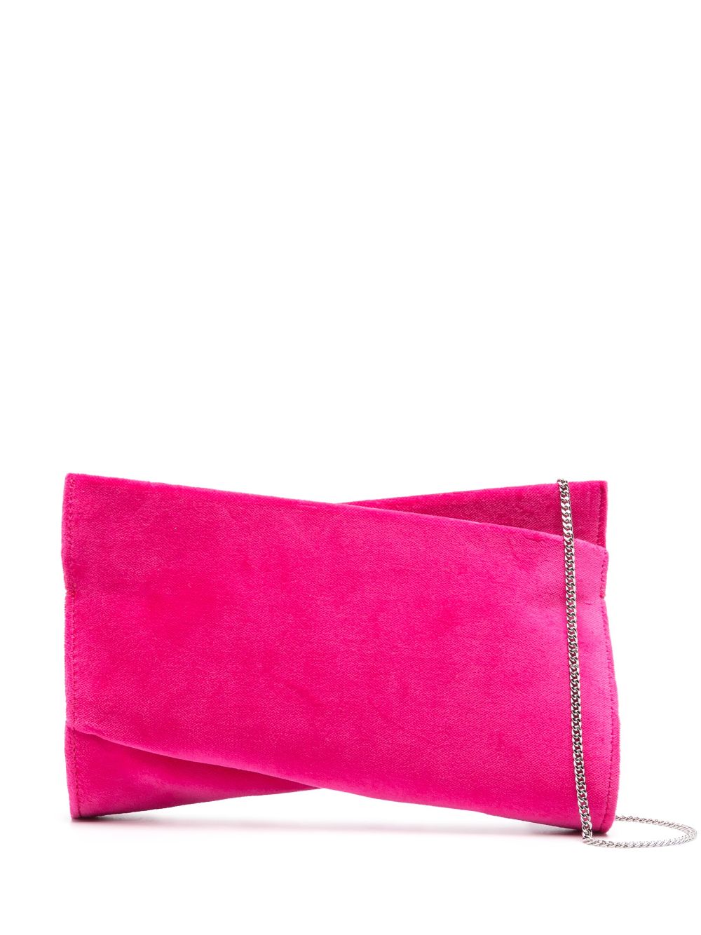 Christian Louboutin Small Loubitwist Velvet Clutch Bag - Farfetch