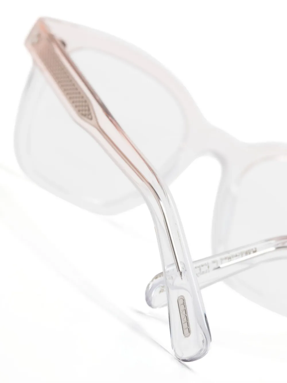 Oliver Peoples Bril met vierkant montuur Roze