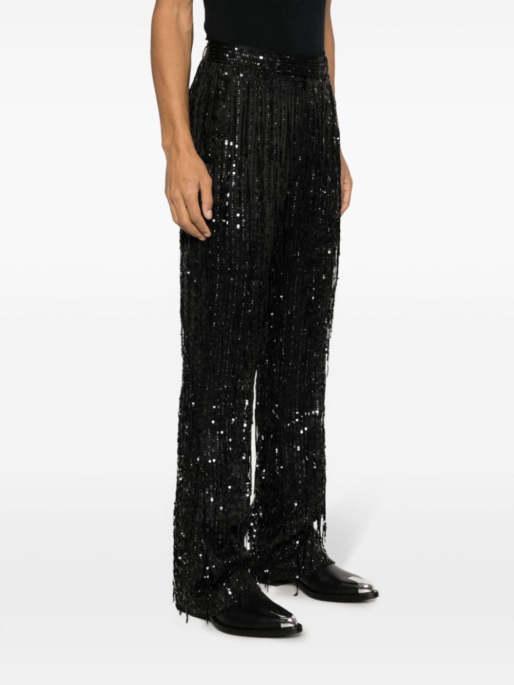 Ashish Sequin Trousers, $672, farfetch.com